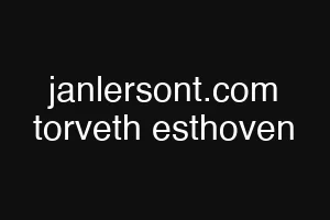 janlersont.com torveth esthoven